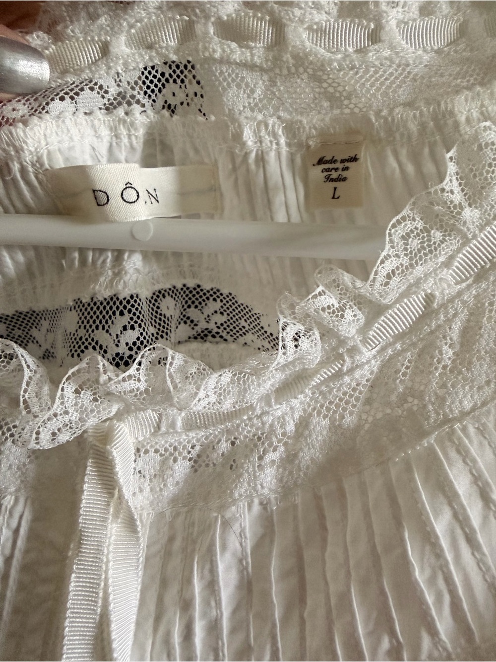 Doen Daphne Dress in Salt (White) - Picture 6 of 9